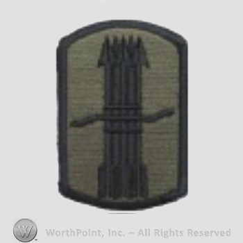 US Army Shoulder Sleeve Insignia: 197th Fires Brigade.