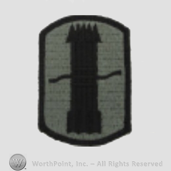 US Army Shoulder Sleeve Insignia: 197th Fires Brigade.