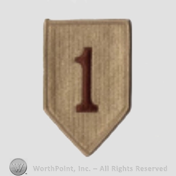 US Army Shoulder Sleeve Insignia: 1st Infantry Divission.