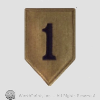 US Army Shoulder Sleeve Insignia: 1st Infantry Divission.