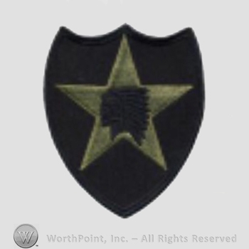 US Army Shoulder Sleeve Insignia: 2nd Infantry Divission.