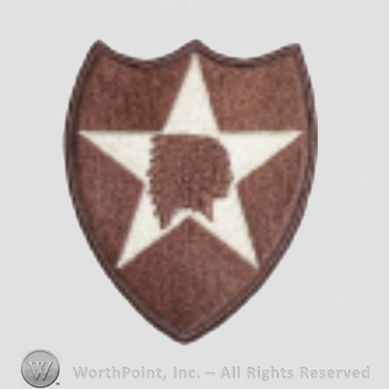 US Army Shoulder Sleeve Insignia: 2nd Infantry Divission.