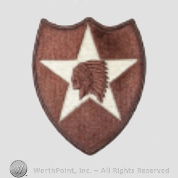 US Army Shoulder Sleeve Insignia: 2nd Infantry Divission.