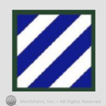 US Army Shoulder Sleeve Insignia: 3rd Infantry Divission.