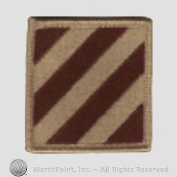US Army Shoulder Sleeve Insignia: 3rd Infantry Divission.