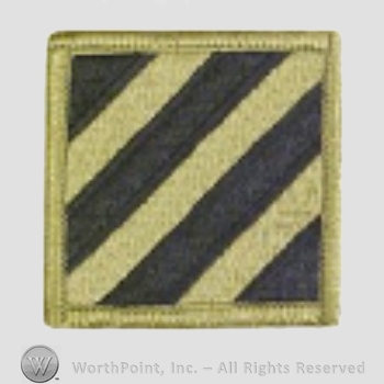 US Army Shoulder Sleeve Insignia: 3rd Infantry Divission.