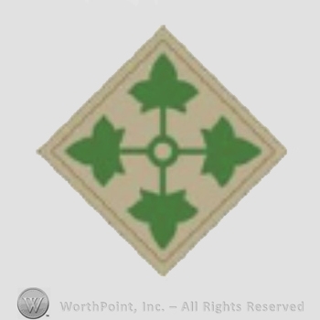 US Army Shoulder Sleeve Insignia: 4th Infantry Divission.