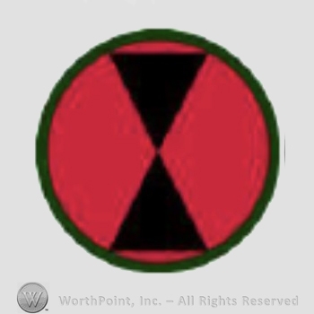 US Army Shoulder Sleeve Insignia: 7th Infantry Divission.