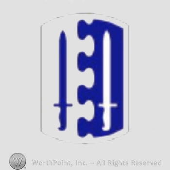 US Army Shoulder Sleeve Insignia: 2nd Infantry Brigade.