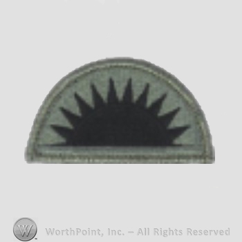 US Army Shoulder Sleeve Insignia: 41st Infantry Brigade Combat Team.