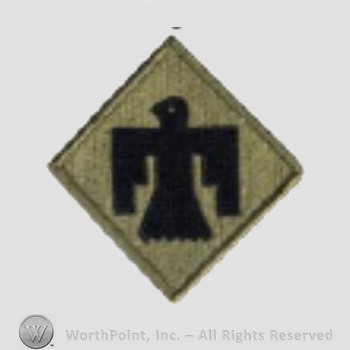 US Army Shoulder Sleeve Insignia: 45th Infantry Brigade Combat Team.