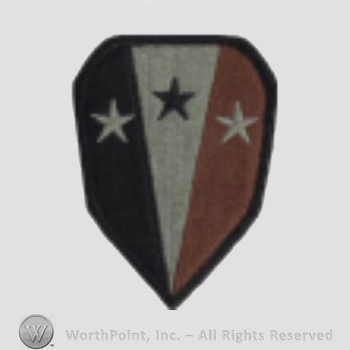 US Army Shoulder Sleeve Insignia:  50th Infantry Brigade Combat Team.