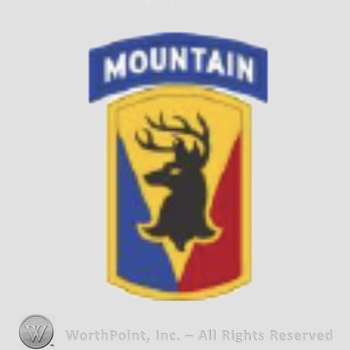 US Army Shoulder Sleeve Insignia: 86th Infantry Brigade Combat Team.