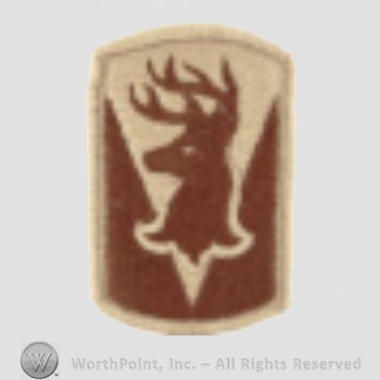 US Army Shoulder Sleeve Insignia: 86th Infantry Brigade Combat Team.