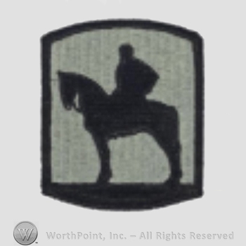 US Army Shoulder Sleeve Insignia: 116th Infantry Brigade Combat Team.