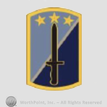 US Army Shoulder Sleeve Insignia: 170th Infantry Brigade.