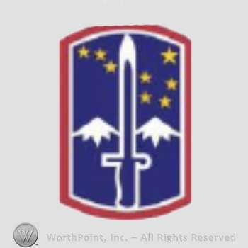 US Army Shoulder Sleeve Insignia: 172nd Infantry Brigade.