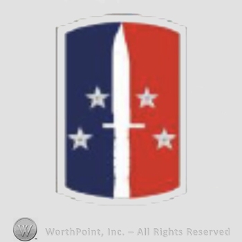 US Army Shoulder Sleeve Insignia: 189th Infantry Brigade.