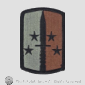 US Army Shoulder Sleeve Insignia: 189th Infantry Brigade.