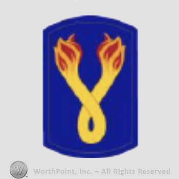 US Army Shoulder Sleeve Insignia: 196th Infantry Brigade.