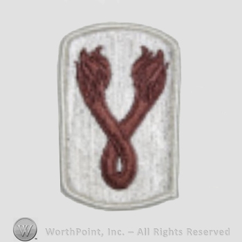 US Army Shoulder Sleeve Insignia: 196th Infantry Brigade.