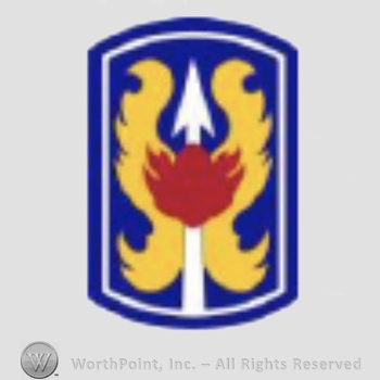 US Army Shoulder Sleeve Insignia: 199th Infantry Brigade.