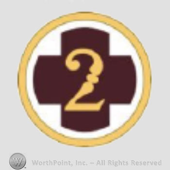 US Army Shoulder Sleeve Insignia:  2nd Medical Brigade.