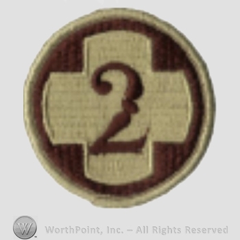 US Army Shoulder Sleeve Insignia:  2nd Medical Brigade.