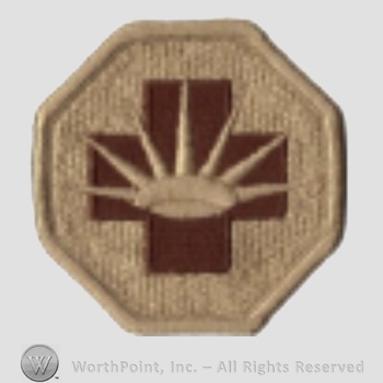 US Army Shoulder Sleeve Insignia: 8th Medical Brigade.
