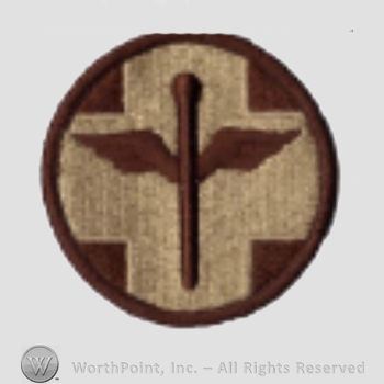 US Army Shoulder Sleeve Insignia: 818th Medical Brigade.