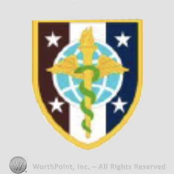 US Army Shoulder Sleeve Insignia: Uniformed Services University of the Health Sciences.