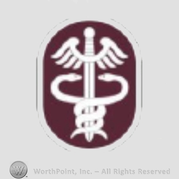 US Army Shoulder Sleeve Insignia: US Army Medical Command.