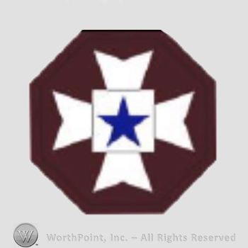 US Army Shoulder Sleeve Insignia: US Army Medical Command Europe.