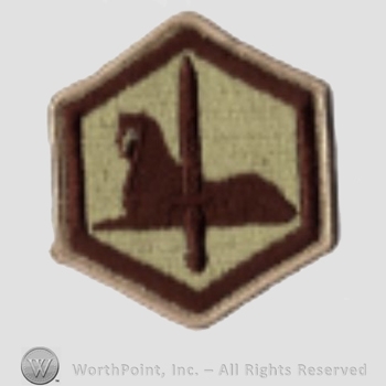 US Army Shoulder Sleeve Insignia: 66th Military Intelligence Group.