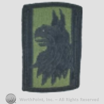 US Army Shoulder Sleeve Insignia: 470th Military Intelligence Brigade.