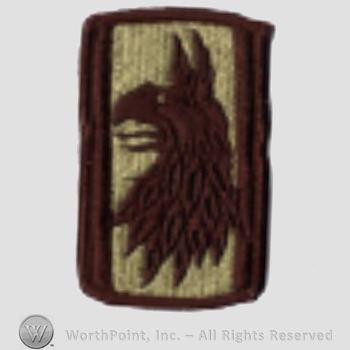 US Army Shoulder Sleeve Insignia: 470th Military Intelligence Brigade.