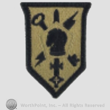 US Army Shoulder Sleeve Insignia: 505th Military Intelligence Brigade.