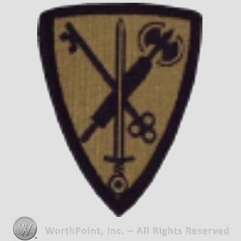 US Army Shoulder Sleeve Insignia: 42nd Military Police Brigade.