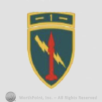 US Army Shoulder Sleeve Insignia: 1st United States Missile Command.