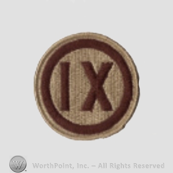 US Army Shoulder Sleeve Insignia: 9th Mission Support Command.