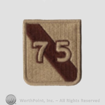 US Army Shoulder Sleeve Insignia: 75th Training Division.
