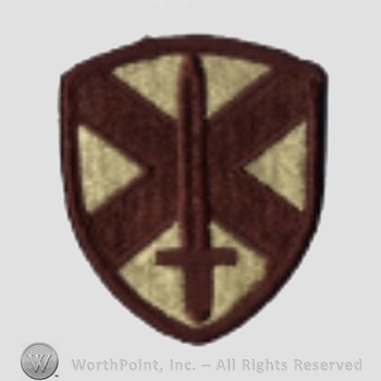 US Army Shoulder Sleeve Insignia: 10th Personnel Command.