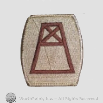 US Army Shoulder Sleeve Insignia: 156th Quartermaster Command.
