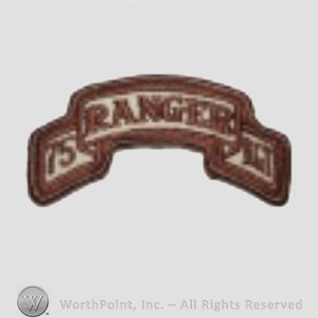 US Army Shoulder Sleeve Insignia: 75th Ranger Regiment.