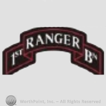 US Army Shoulder Sleeve Insignia: 75th Ranger Regiment.