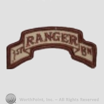 US Army Shoulder Sleeve Insignia: 75th Ranger Regiment.
