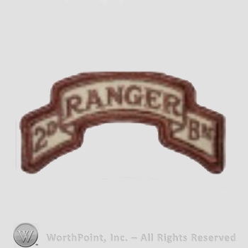 US Army Shoulder Sleeve Insignia: 75th Ranger Regiment.