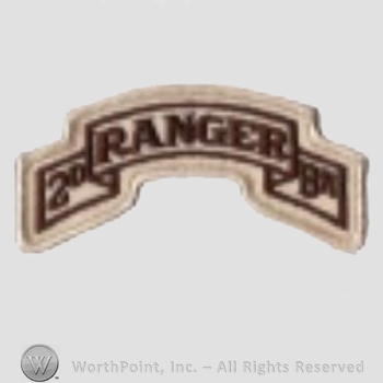 US Army Shoulder Sleeve Insignia: 75th Ranger Regiment.