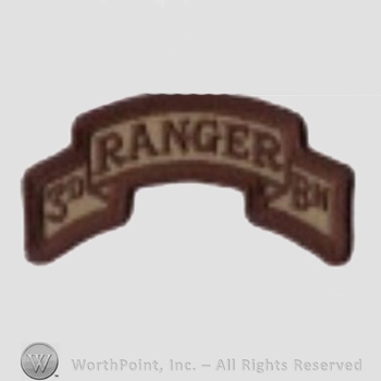 US Army Shoulder Sleeve Insignia: 75th Ranger Regiment.