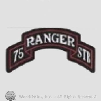 US Army Shoulder Sleeve Insignia: 75th Ranger Regiment.